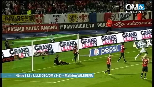 Lille 3-2 OM : le but de Valbuena (62e)