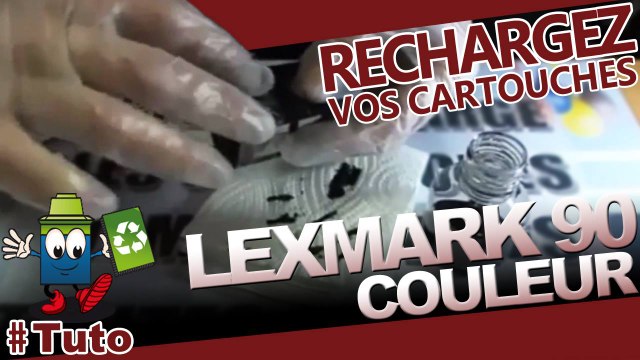 Comment recharger une cartouche Lexmark 90 couleur