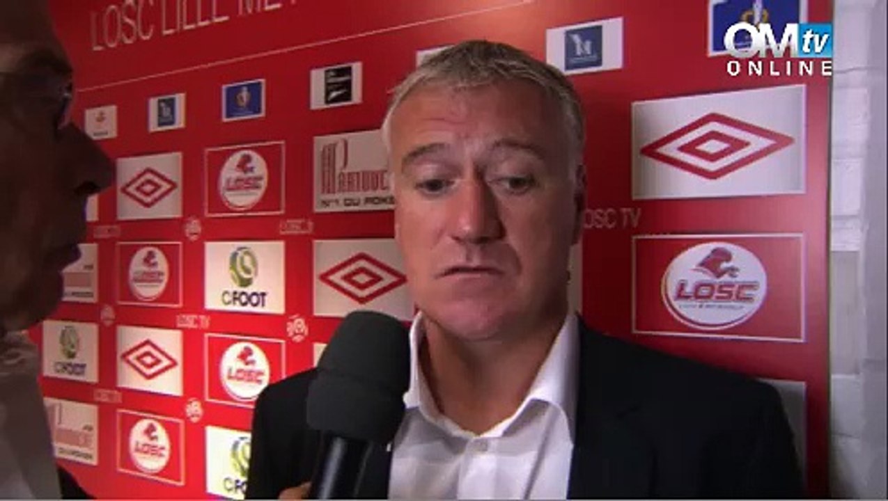 Lille 3-2 OM : la réaction de Didier Deschamps