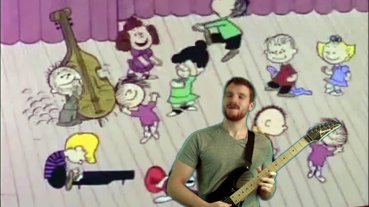 Peanuts Theme Song - Linus and Lucy (Charlie Brown) | Metal Guitar ...