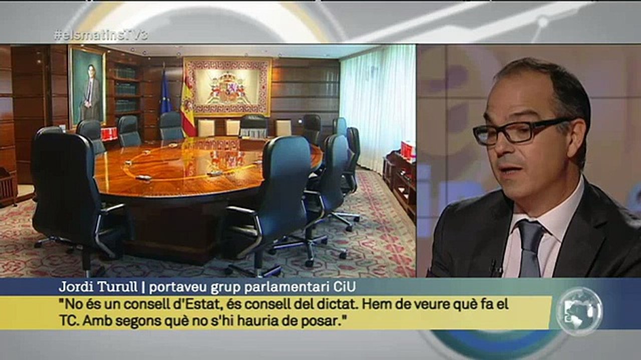 TV3 - Els Matins - Turull: "Si el TC intenta suspendre el 9-N farà un ridícul espantós"