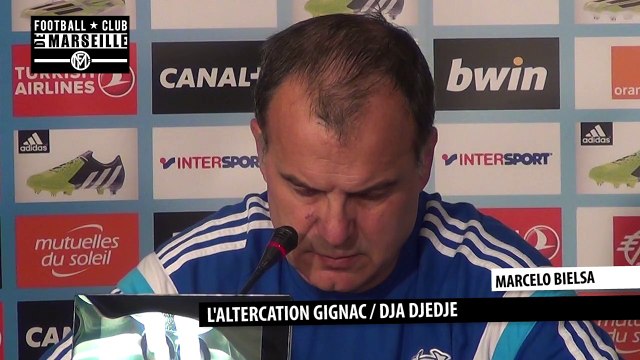 Bielsa revient sur l'altercation entre Dja Djédjé et Gignac
