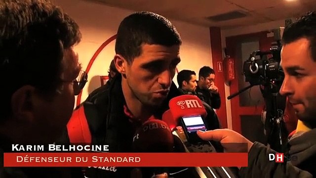 Belhocine et Mpoku après Courtrai-Standard