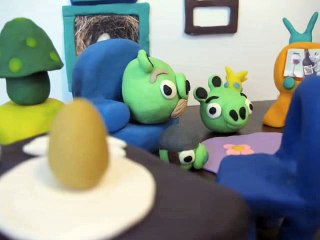 Angry Birds Mission Impossible Adventure  stop motion movie (Play Doh)