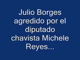 Agression de Julio Borges au Parlement