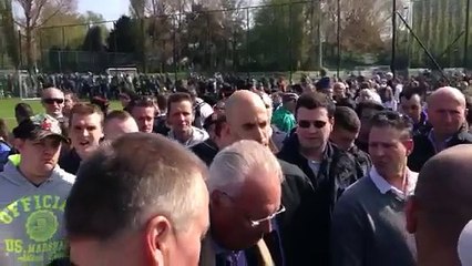 Entraînement tendu à Anderlecht