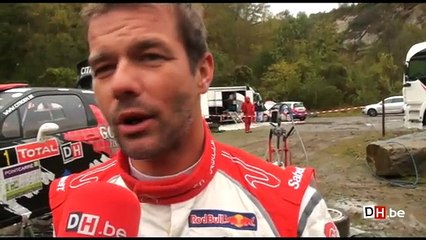 Sébastien Loeb, pilote de luxe au rallye du Condroz