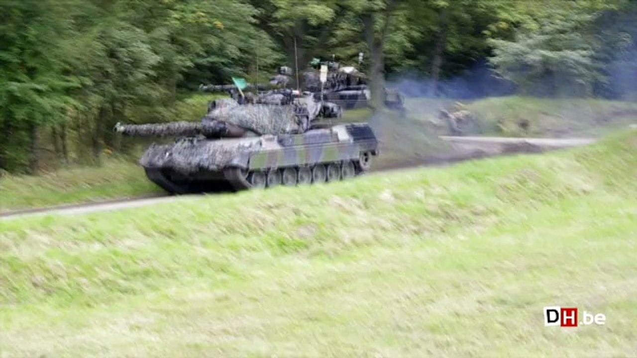 Tir depuis un char Léopard