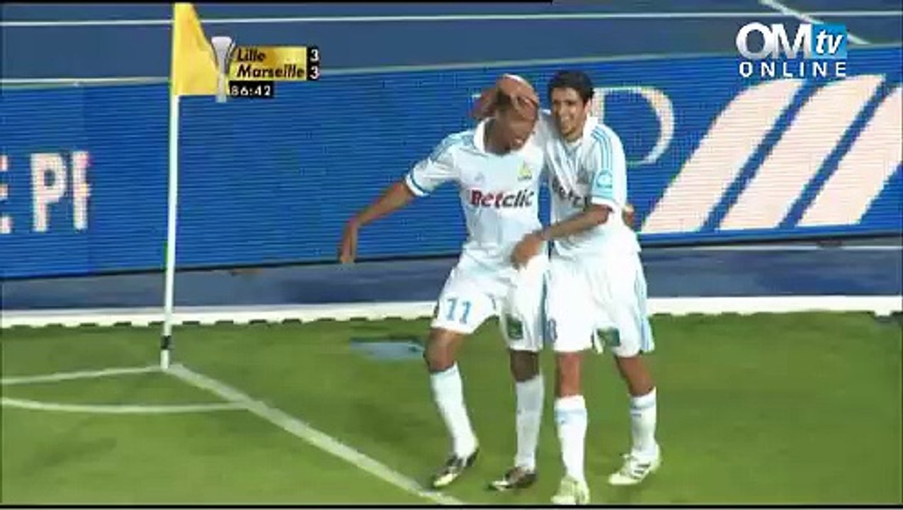 Lille 4-5 OM : le but de Loïc Remy (87e)