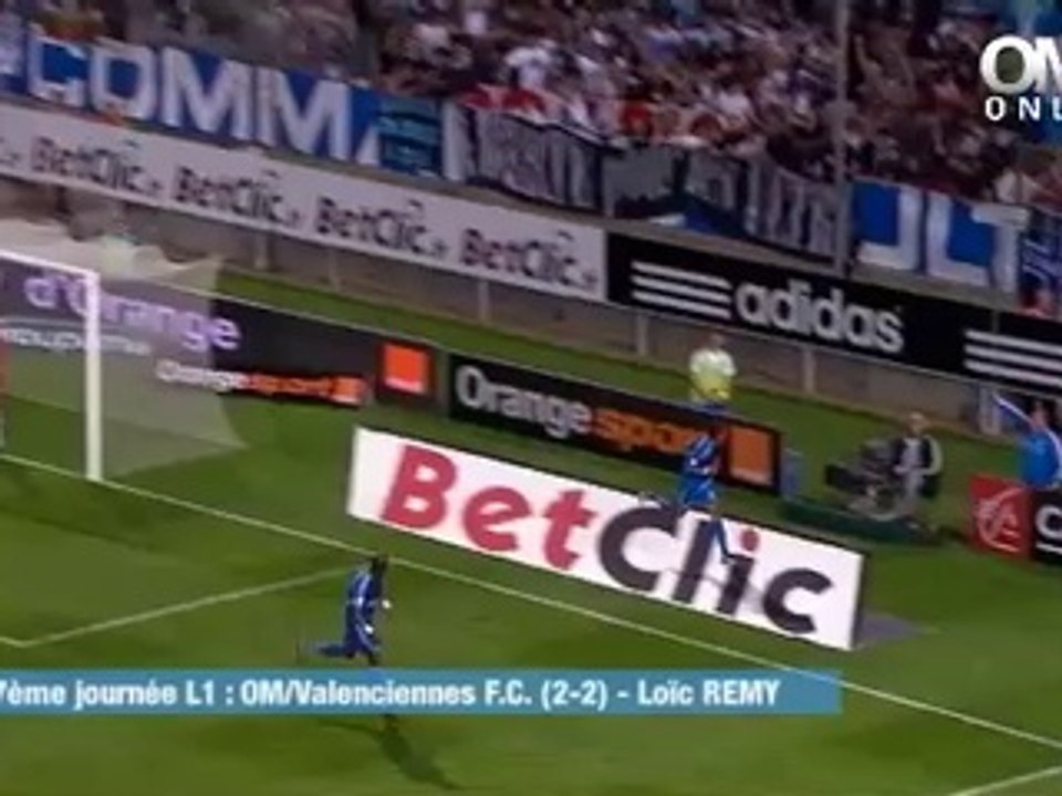 OM 2-2 VA : le but de Loïc Remy (36e)