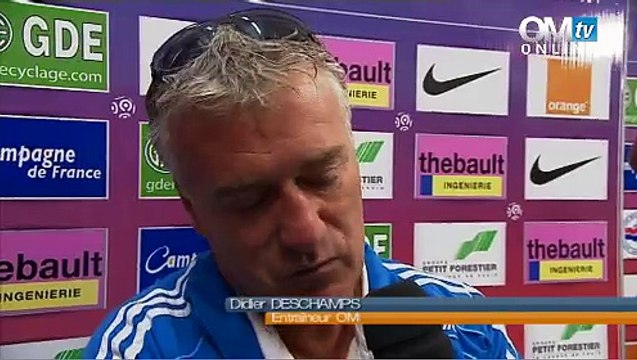 Caen 2-2 OM : la réaction de D.Deschamps