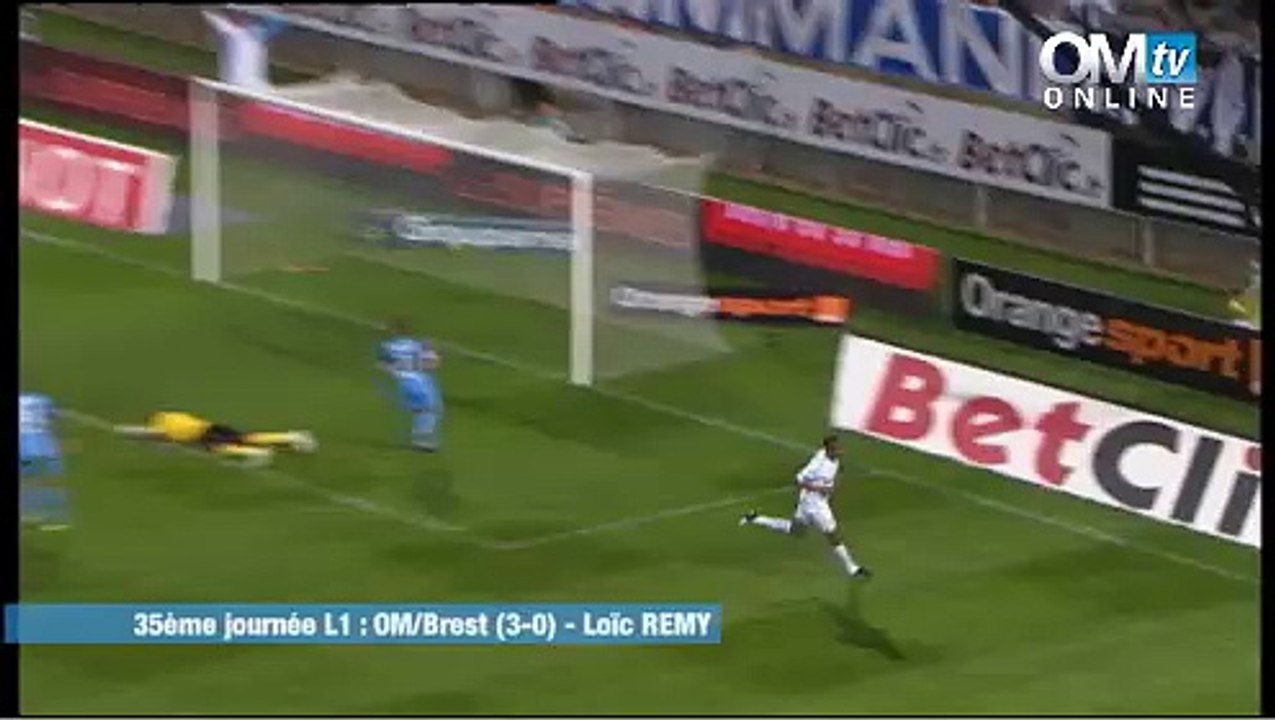 OM 3-0 Brest : le but de Loïc Remy