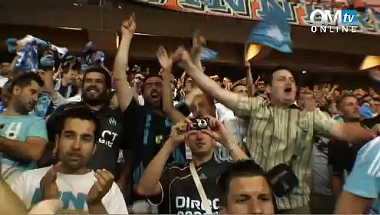 La joie des supporters marseillais au SDF