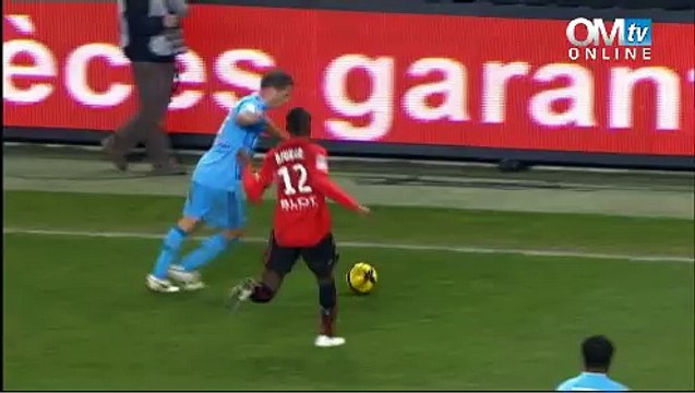 Rennes 0-2 OM : le but de Lucho Gonzalez