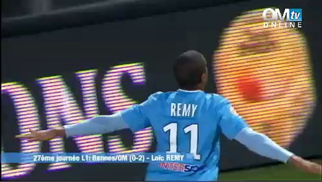 Rennes 0-2 OM : le but de Loïc Remy