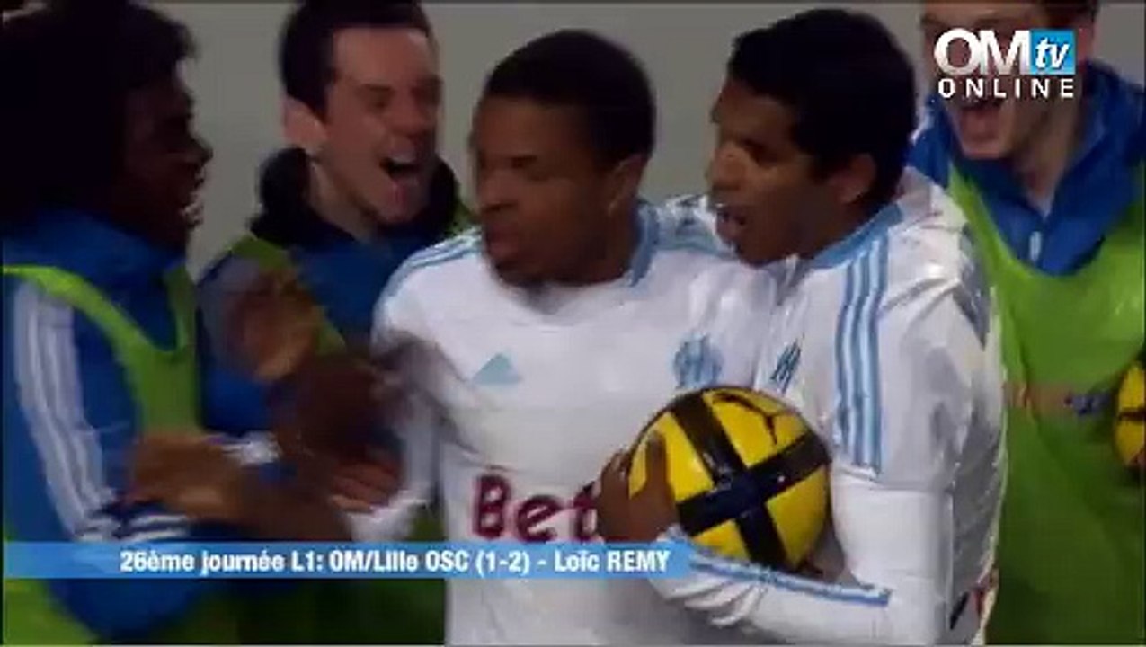 OM 1-2 Lille : le but de Loïc Remy