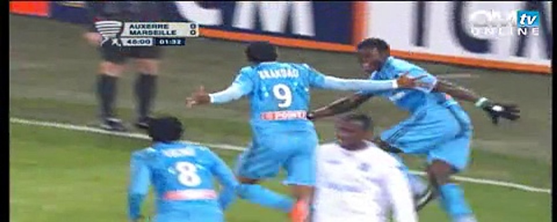 Auxerre 0-2 OM : résumé