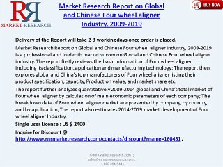 Global and Chinese Four wheel aligner Industry, 2009-2019