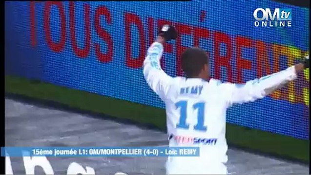 Montpellier 0-4 OM : le but de Loïc Rémy (90e)