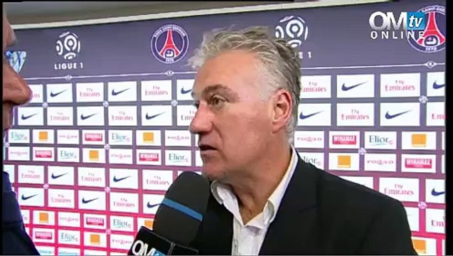 La réaction de D.Deschamps (PSG 2-1 OM)