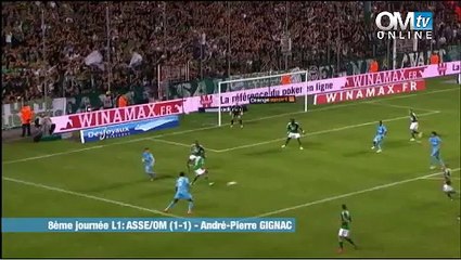 ASSE 1-1 OM : le but de Gignac (28e)