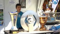 L'OM et ses trophées à la Foire de Marseille