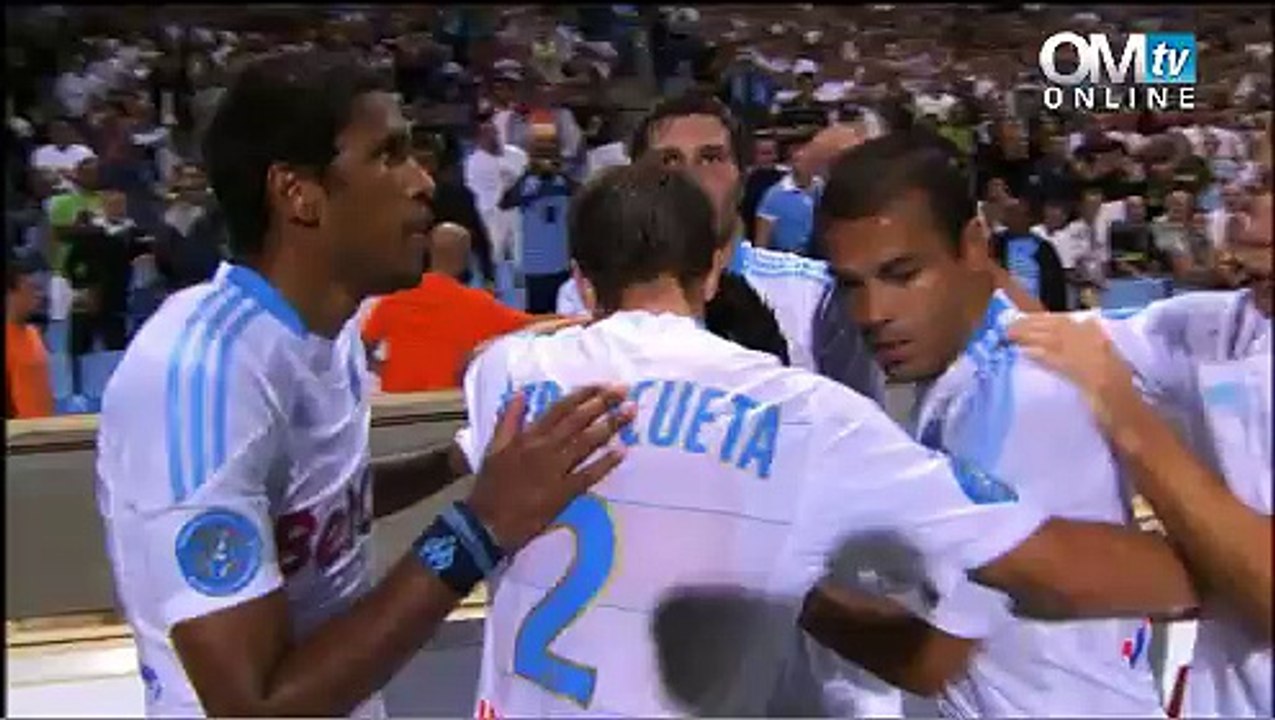OM 2-2 Monaco : le but de Mathieu Valbuena (42e)