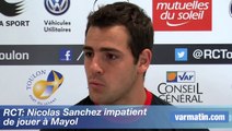 RCT: Nicolas Sanchez impatient  de jouer à Mayol