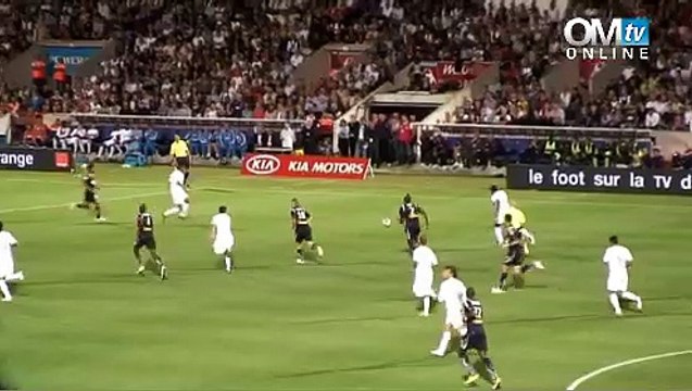 La but de Lucho et la joie des supporters