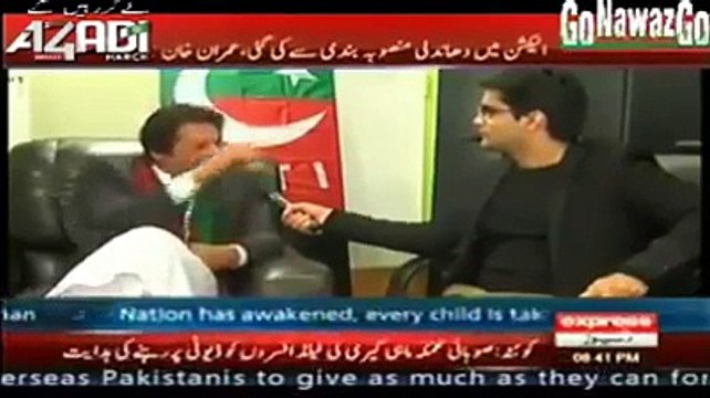 Shahzeb Khanzada asks Imran Khan whether he is “Ziddi” or Fighter, Watch IK’s Response