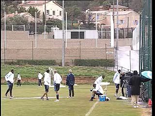 Décrassage après Sochaux 1-0 OM