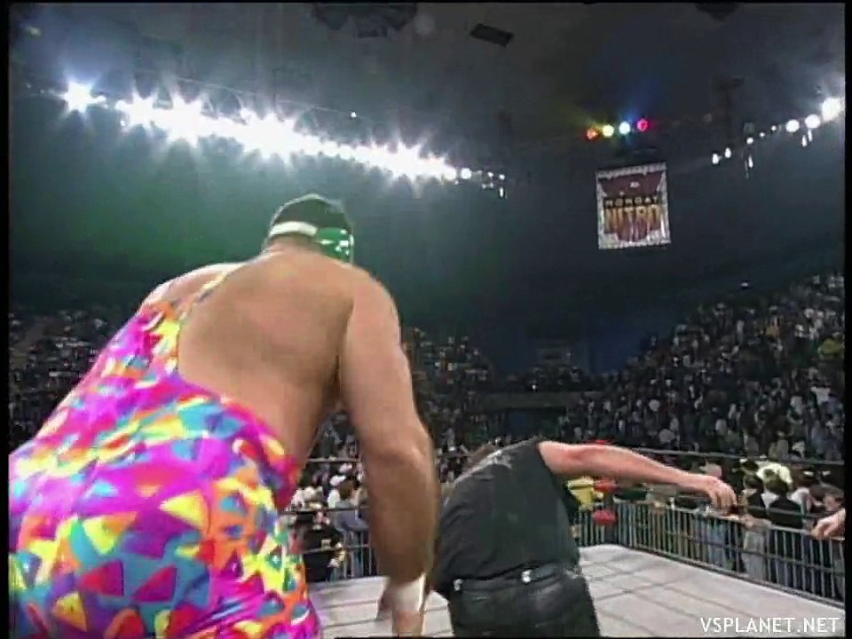Sting attacks Rick Steiner, WCW Monday Nitro 25.11.1996