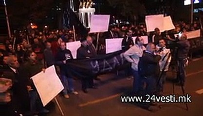 PROTEST UDAR PRED SOBRANIE 31 10 2014