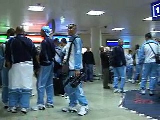 L'arrivée des Olympiens à Liverpool