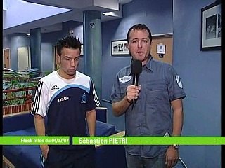 A Capbreton, avec Gaël Givet et Mathieu Valbuena