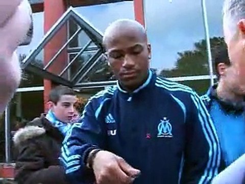 Avec le groupe olympien à Lorient