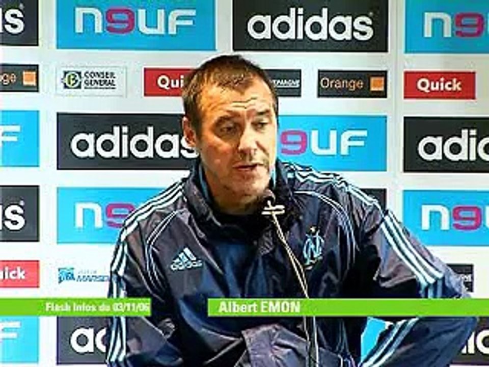 OMtv Flash : Interview d'Albert Emon