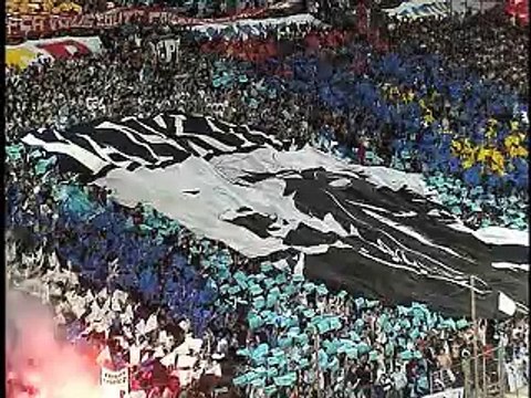 OM-Lyon avec les supporters dans les virages