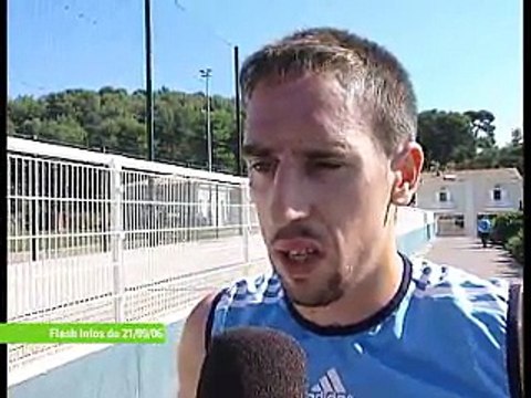 OMtv Flash : Interview de F. Ribéry