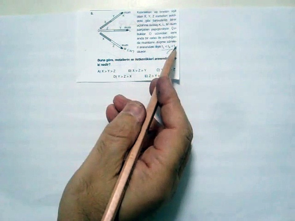 ISI VE  SICAKLIK   TEST 13  SORU 6