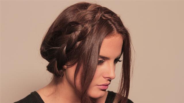 Messy Milkmaid Braid