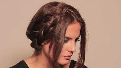 Messy Milkmaid Braid