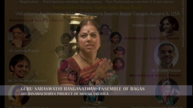 SAPNA: SRI ANNAMACHARYA PROJECT OF NA: ANNUAL EVENT 2014: SARA RANGANATHAN: KRITHI 5: HARINAMMOKATE