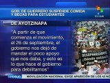 México: normalistas de Ayotzinapa denuncian suspensión de becas