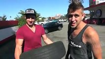 Stealing Car Tires - PRANK !!!