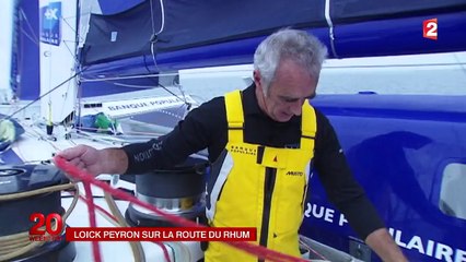 Loïck Peyron sur la Route du rhum