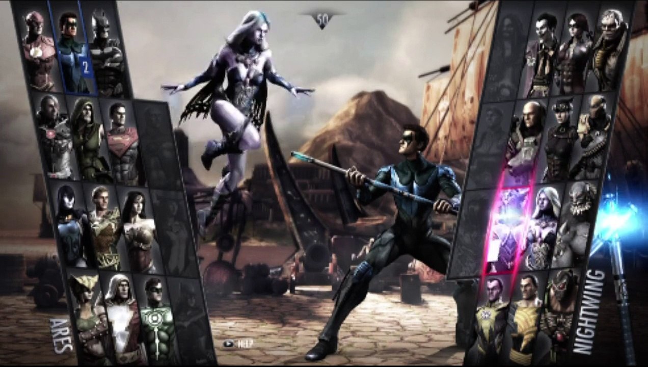 Nightwing VS Comic Book Character In A Injustice Gods Among Us Xbox Live Match / Battle / Fight