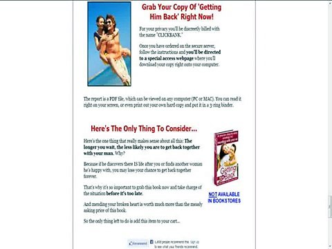 Getting Him Back Oprah Expert Reveals How To Get Your Ex Back Review + Bonus