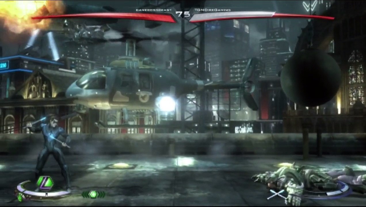 Nightwing VS Comic Book Character In A Injustice Gods Among Us Xbox Live Match / Battle / Fight