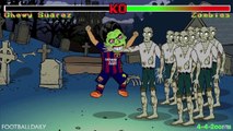 Footballers vs Zombies! feat. Ronaldo, Suarez and Neymar!